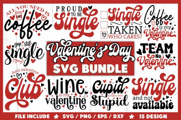 Anti Valentine's Day SVG Bundle for Creative Crafts