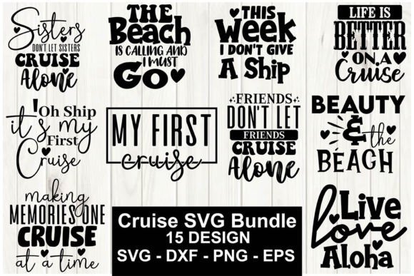 Cruise SVG Bundle: A Versatile Graphics Asset for Crafts