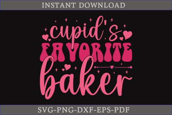 Cupid's Favorite Baker: A Valentine's SVG for Crafts & Graphics