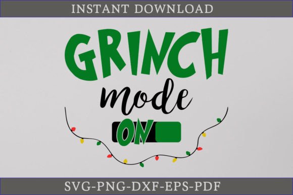 Grinch Mode on SVG: A Festive Graphics Asset for Crafts
