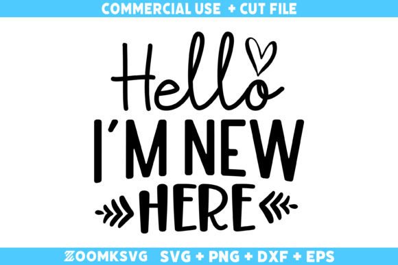 Hello I m New Here SVG: A Must-Have for Crafters and Graphics