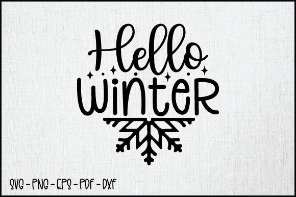 Hello Winter SVG: A Charming Addition to Your Embroidery Projects