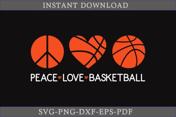 Peace Love Basketball SVG: A Must-Have for Graphics and Crafts