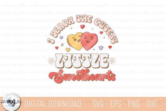 Retro Valentine SVG - I Teach the Cutest: A Crafts Graphics Review
