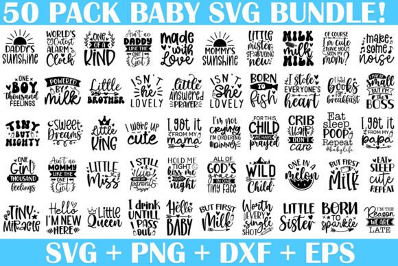 Review: Baby Sayings SVG Bundle for Graphics and Crafts