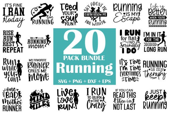 Running SVG Bundle: A Versatile Graphics Solution for Crafts