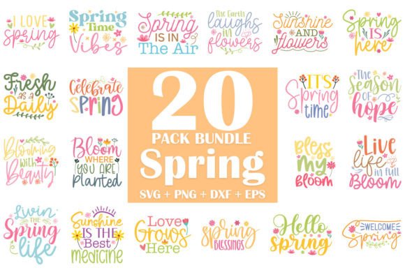 Spring SVG Bundle: Perfect Graphics for Crafters