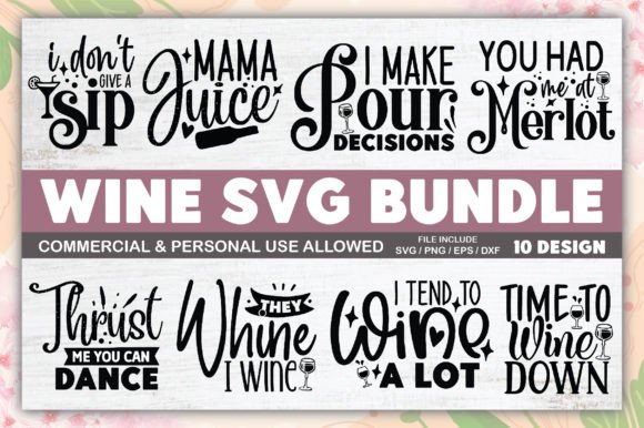 Wine SVG Bundle: A Versatile Addition for Embroidery Projects